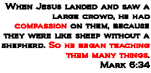 The Compassion of Jesus